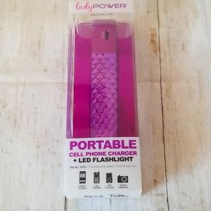 Portable Cellphone Charger with Led Light